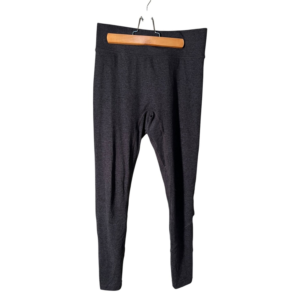 We Over Me Women's Size Large Leggings Dark Charcoal Gray Ankle Length High Rise
